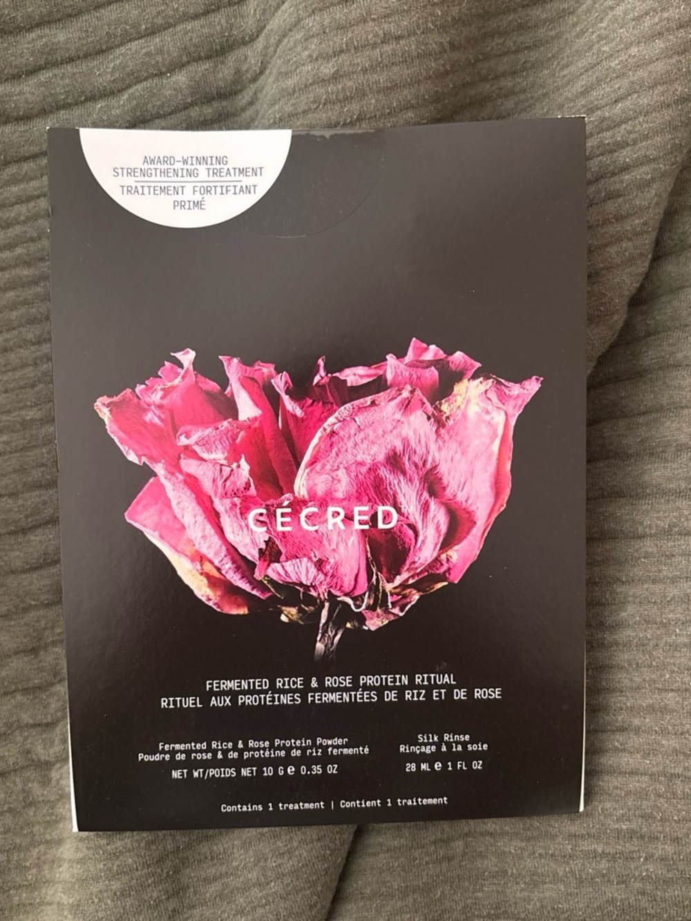 Cécred Fermented Rice & Rose Protein Ritual Treatment